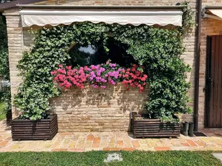 Ingresso con gerani